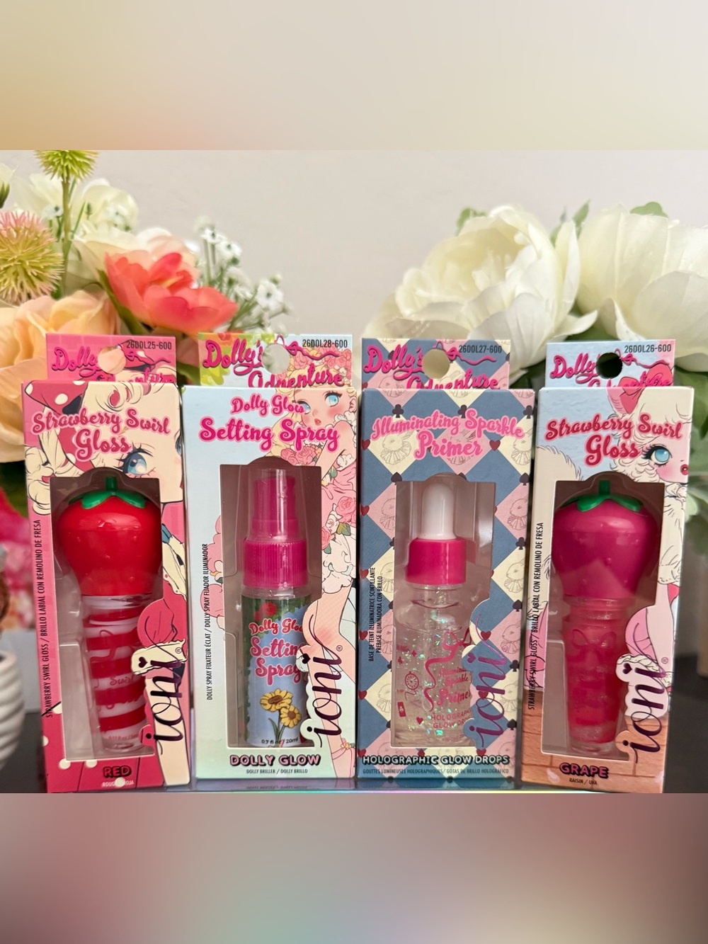 🆕🌺 IONI LIMITED EDITION “DOLLY’S ADVENTURE” 4-PIECE COLLECTION. BRAND NEW!